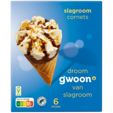 g'woon slagroom cornets